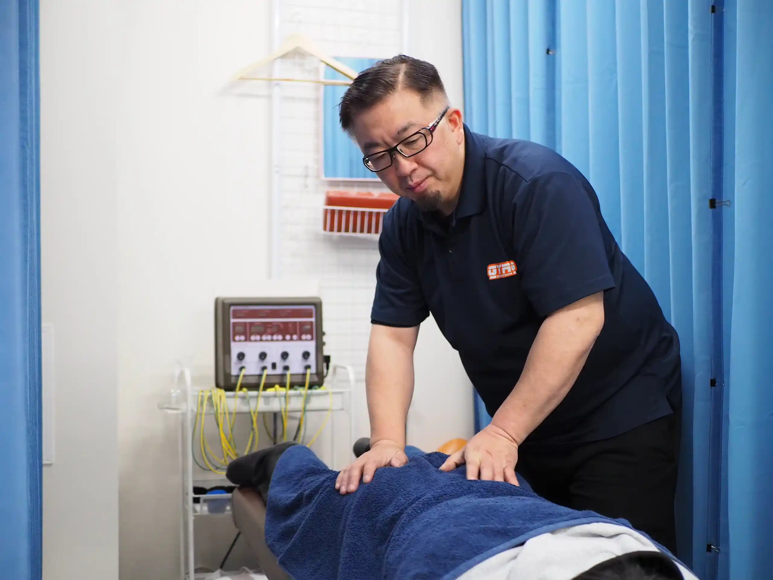 専門的なケアの様子